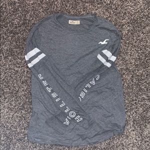 Hollister grey long sleeve tee